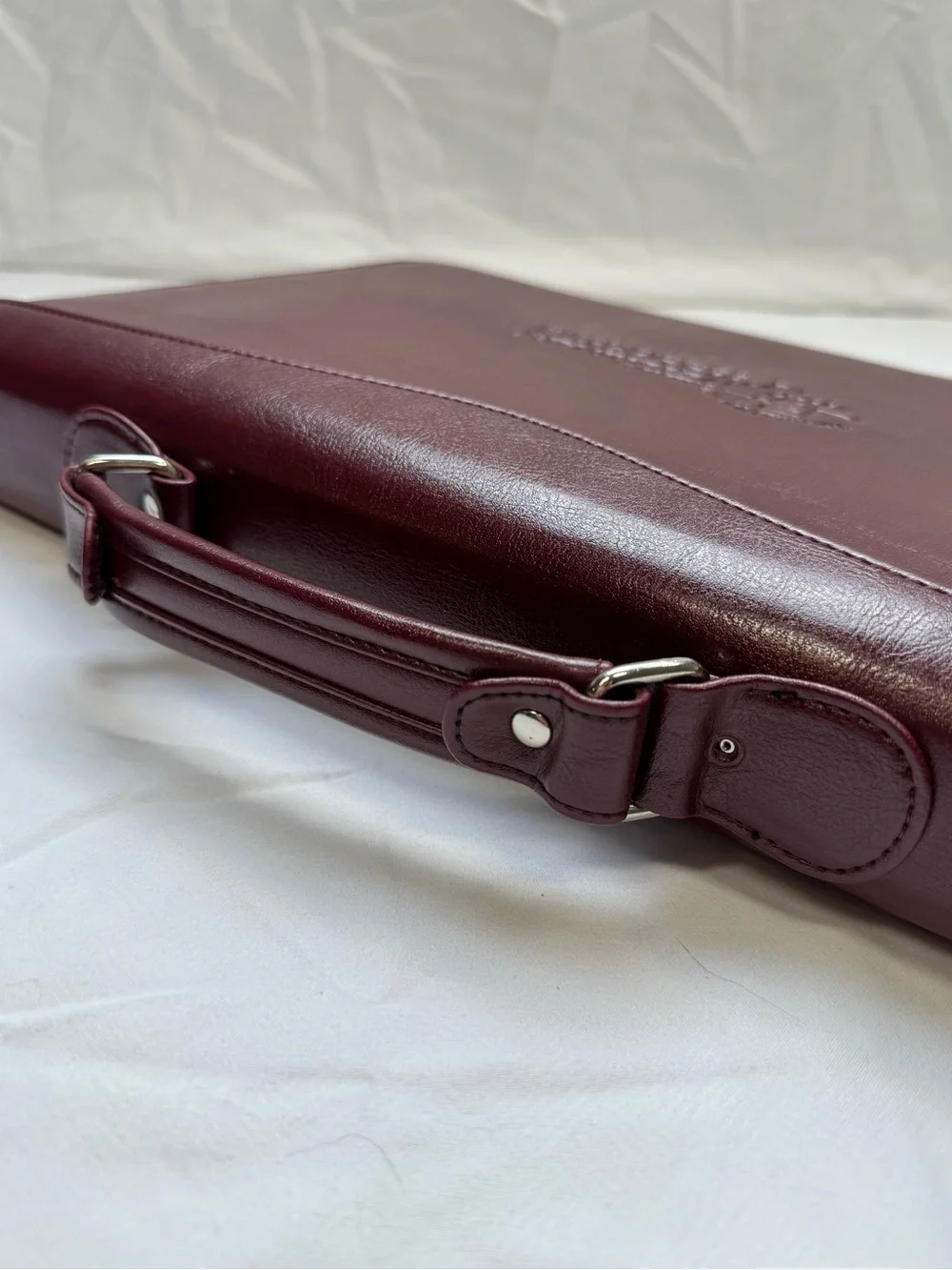 Texas A&M Vet Med Embossed Leather Portfolio Maroon Aggies Grad Gift DVM
